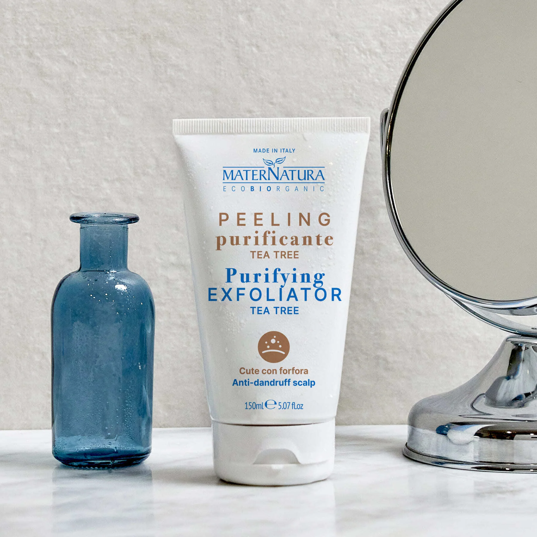 Styling e Finish Peeling Cute Con Forfora Al Tea Tree - Scrub Capelli, Pre-Shampoo