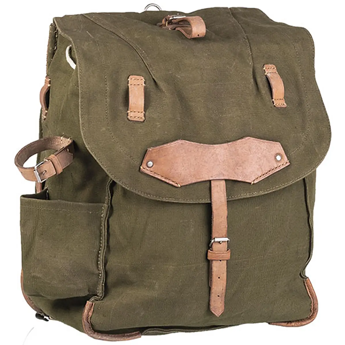 Rumänischer Rucksack oliv gebraucht