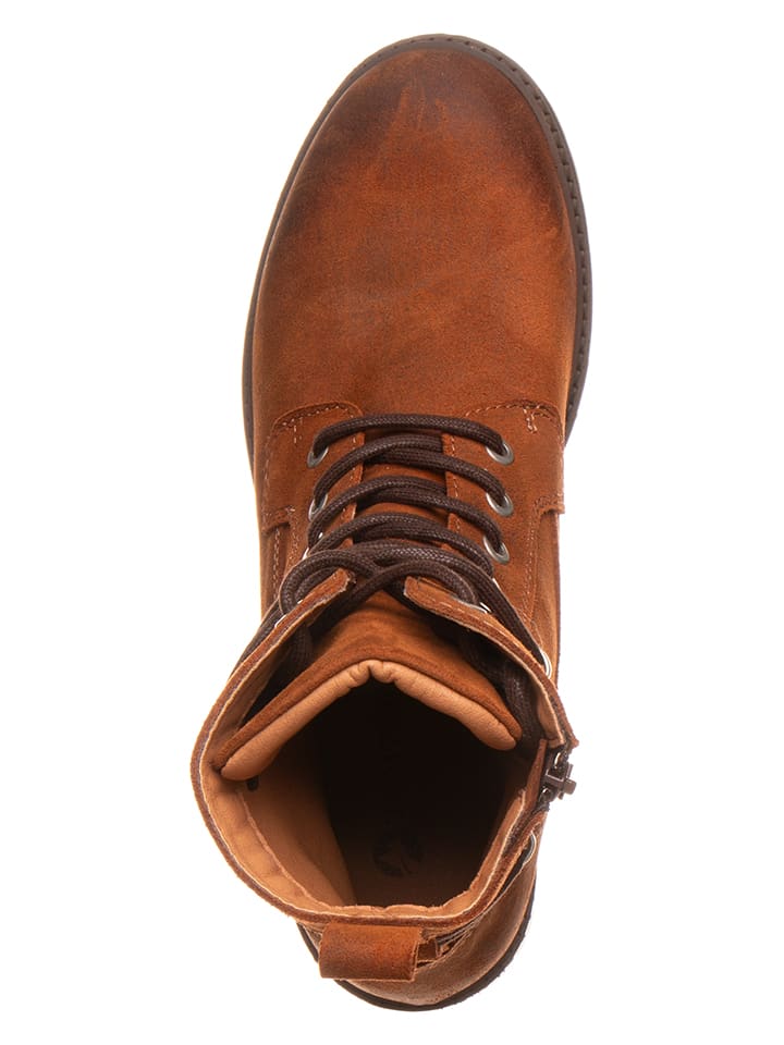 TRAVELIN' Leder-Boots in Hellbraun günstig kaufen