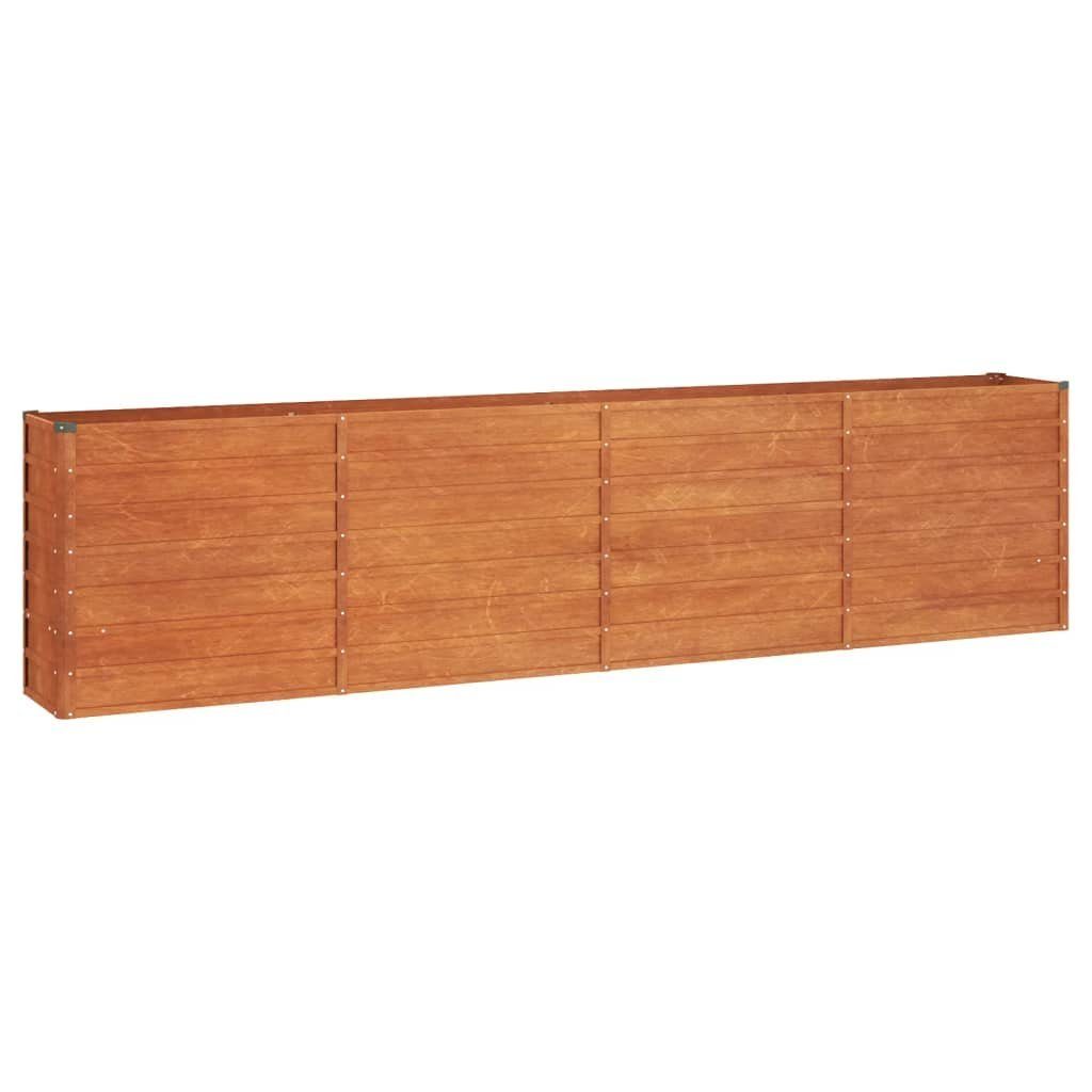 vidaXL Hochbeet Hochbeet Rostig 320x40x77 cm Cortenstahl (1 St)