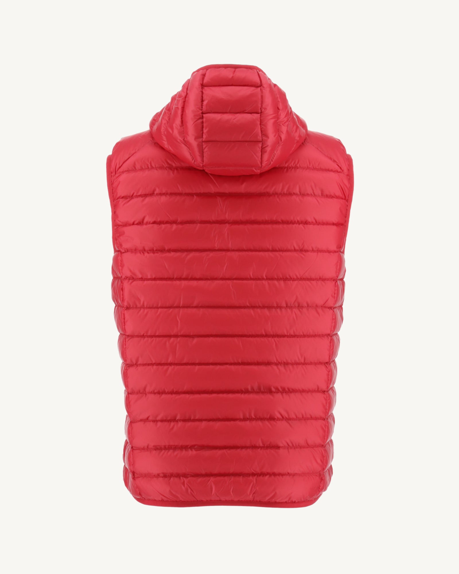 Doudoune sans manches à capuche Rouge Pat