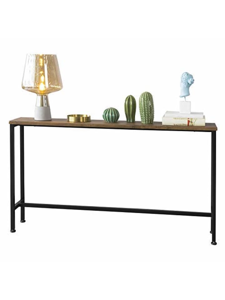 SoBuy Konsolentisch in Braun und Schwarz - (B)120 x (H)65 x (T)20cm günstig kaufen onesize