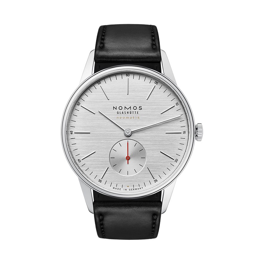 Nomos Glashütte Unisexuhr Orion neomatik 39 silvercut