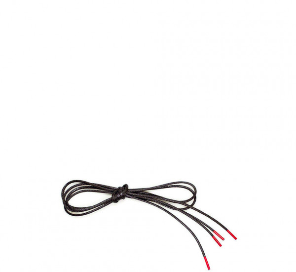 THINK! Schuhband mit roten Enden - Braun