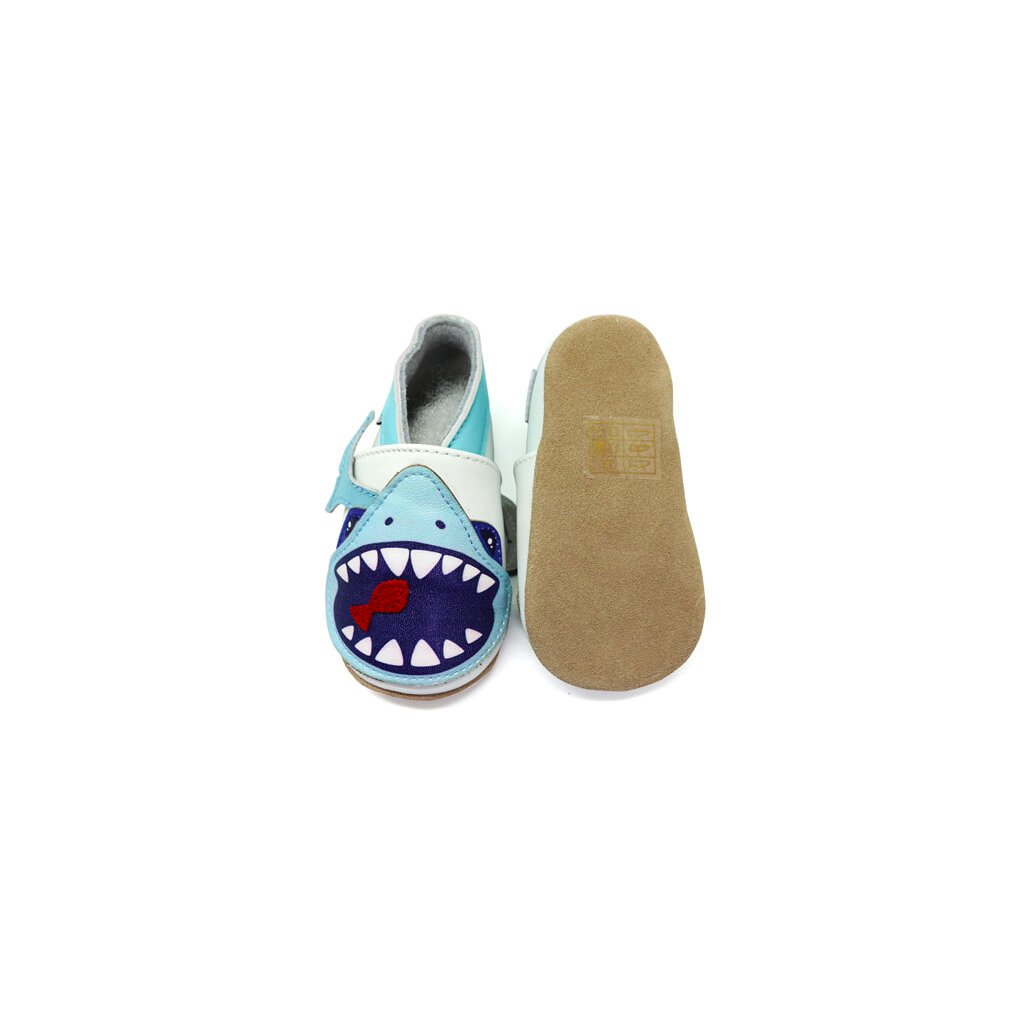 Lait et Miel Requin Krabbelschuhe mit Hai