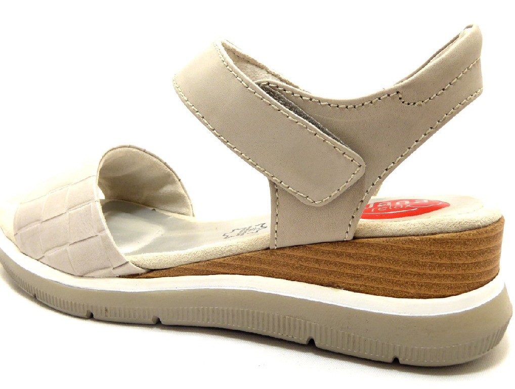 JANA Klassische Sandalen grau