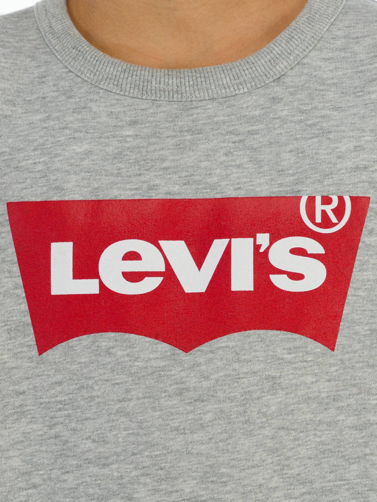Sweat garçon Batwing Crewneck de Levi's® gris