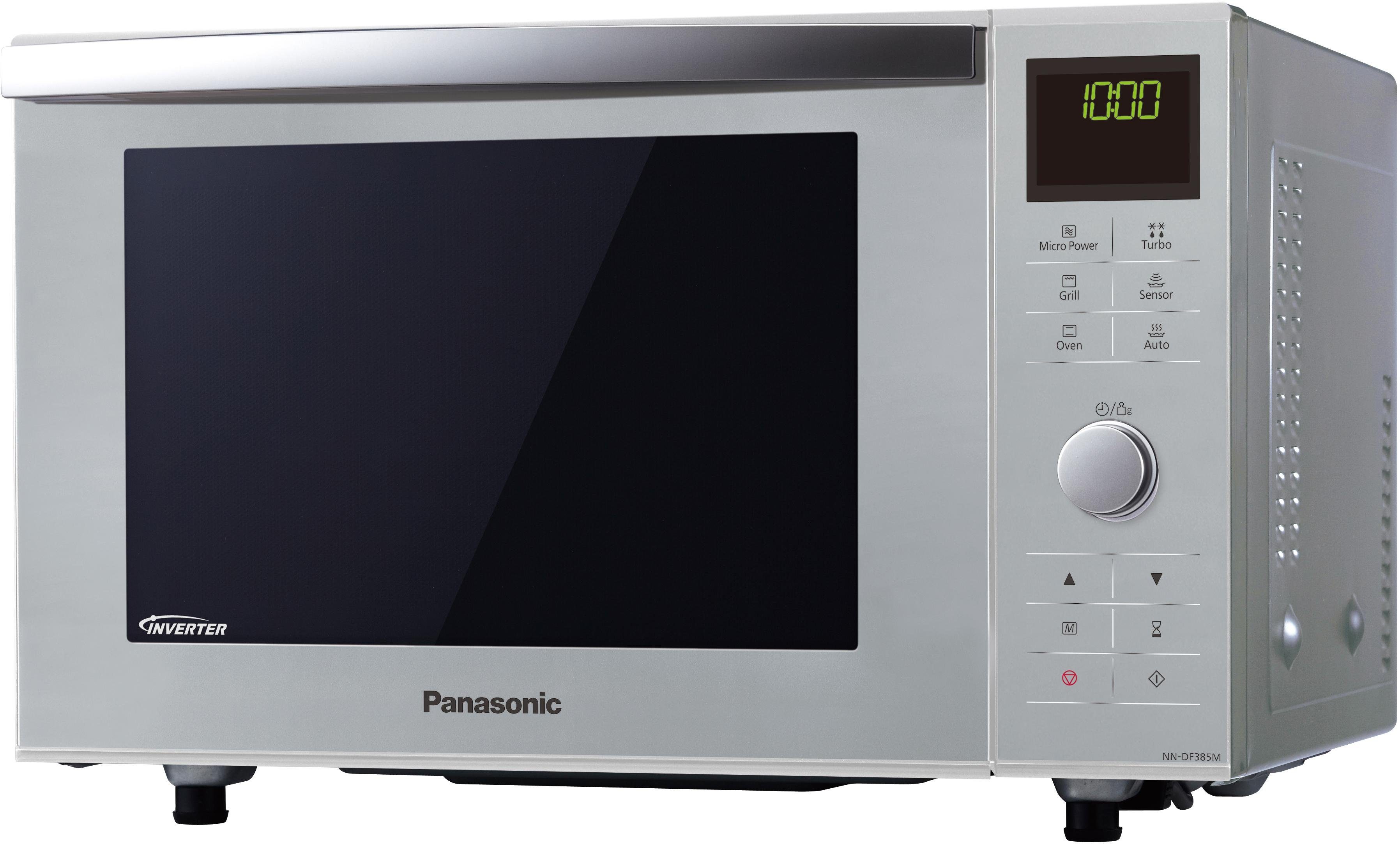 Panasonic Mikrowelle NN-DF385MEPG, Grill, Ober-/Unterhitze, 23 l