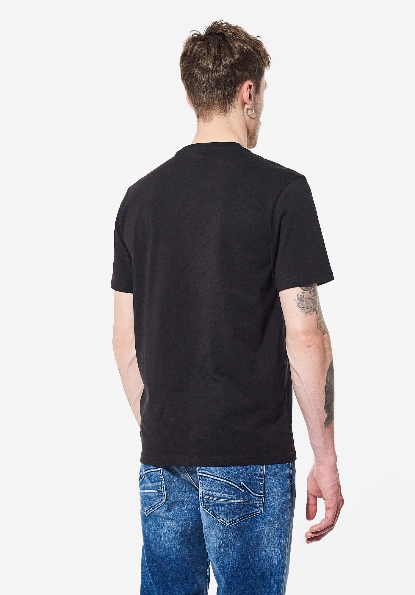 BRYZO  T-shirt noir Homme en 100% coton bio
