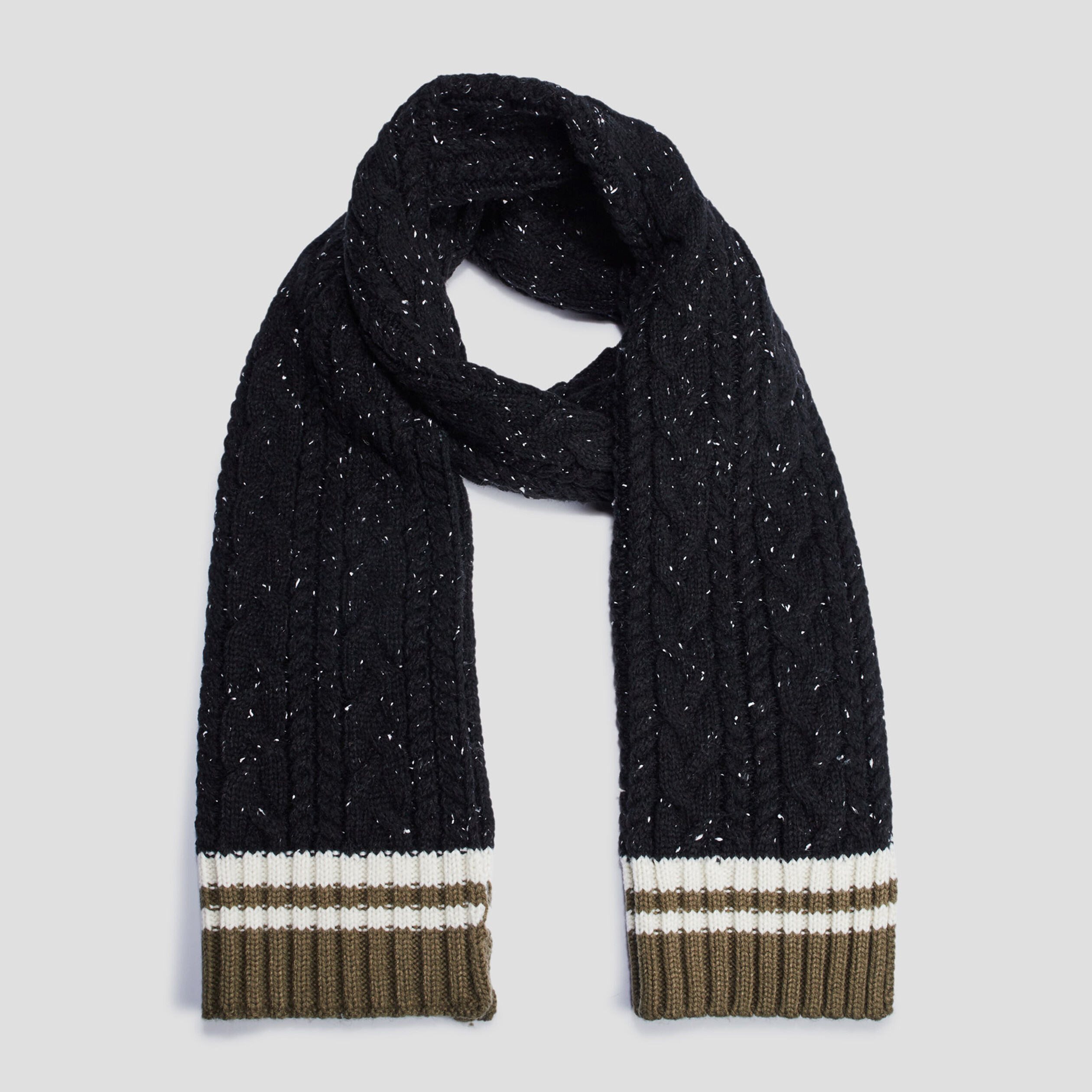 Écharpe noir homme | La Halle