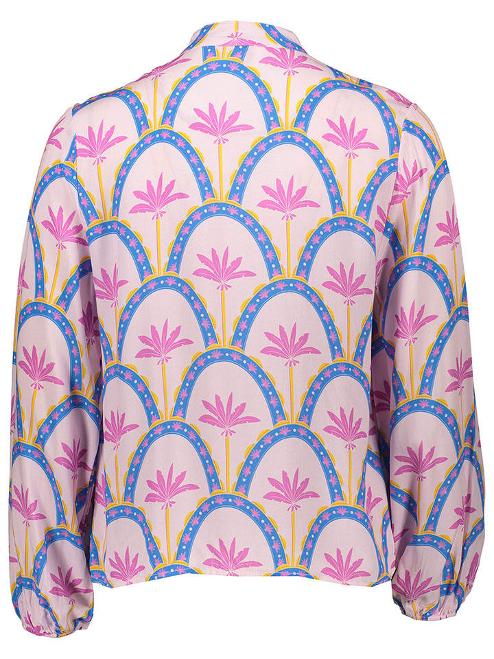 miss goodlife Bluse in Blau/ Pink günstig kaufen