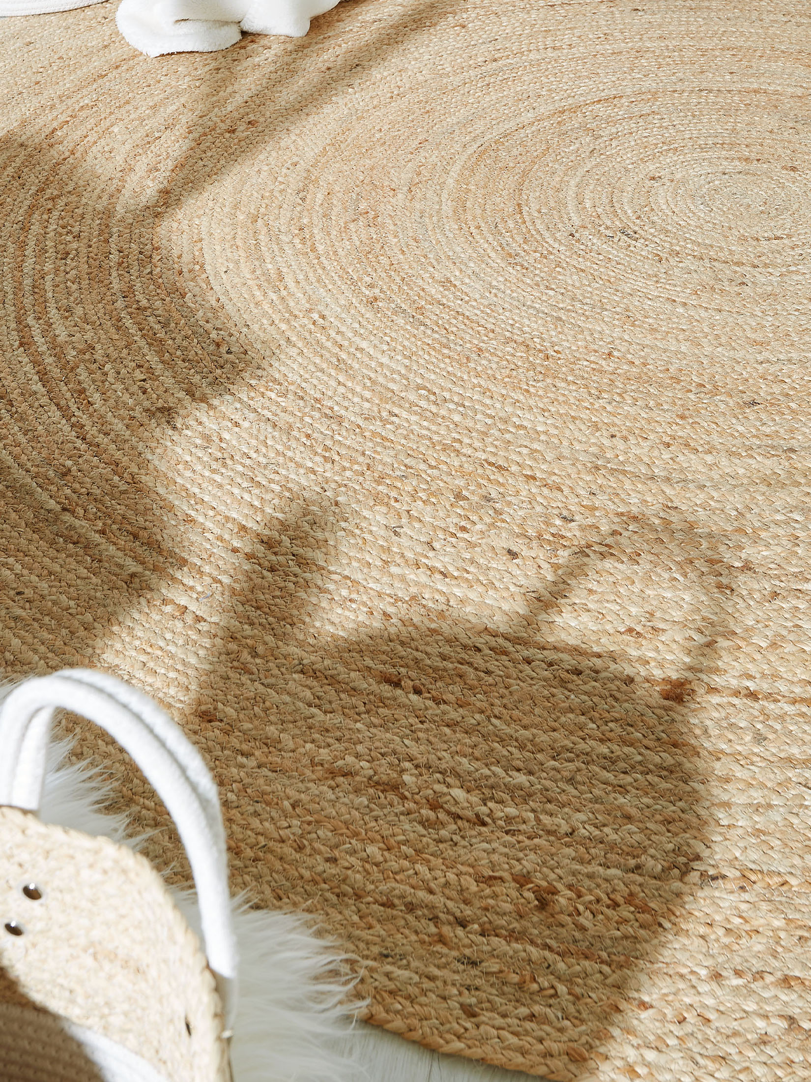 Manacor Jute-Teppich, Dunkelbeige