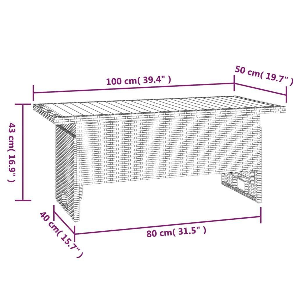 DOTMALL Gartenlounge-Set (4-tlg), mit Ecksofa,Bank,Sessel,Tisch, inkl. Auflagen, Alu/Polyrattan