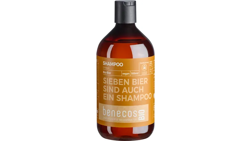 benecos BIO Shampoo Unisex Bio Bier 500 ml