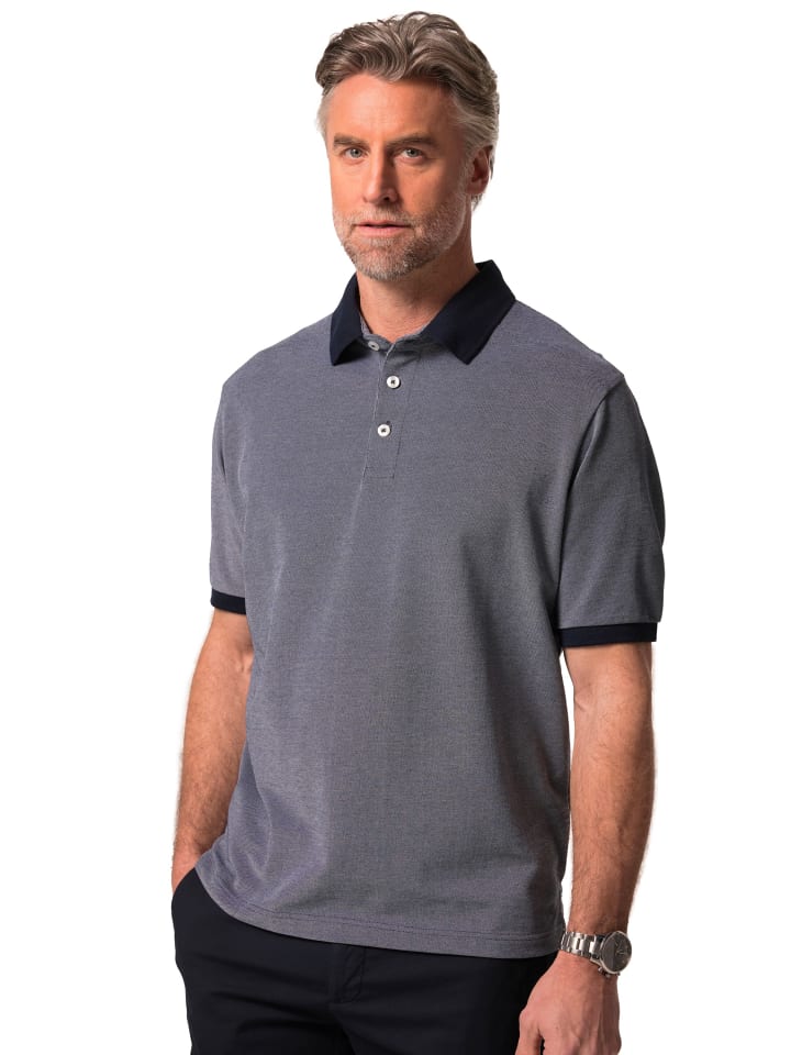 Boston Park Poloshirt in navy blau günstig kaufen