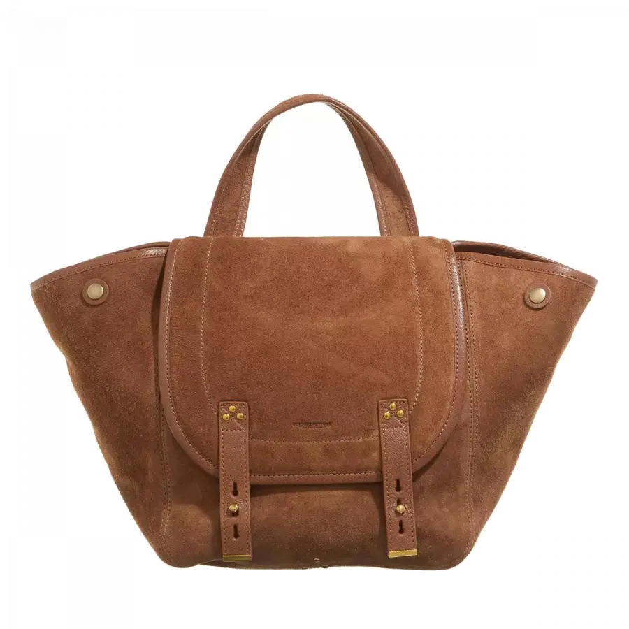 Jerome Dreyfuss - Jerome Dreyfuss Handle Bags Leder Cognac - braun