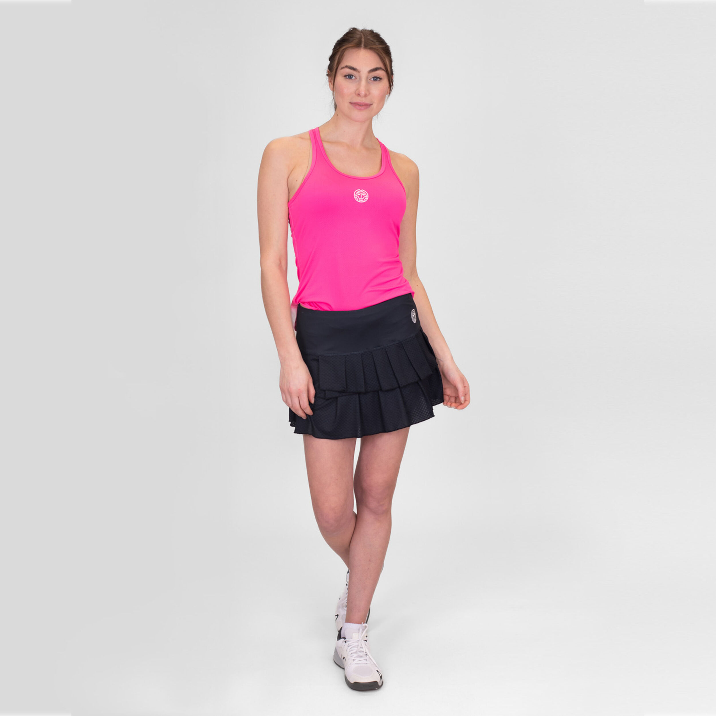 Crew Pleated Rock Damen - Schwarz