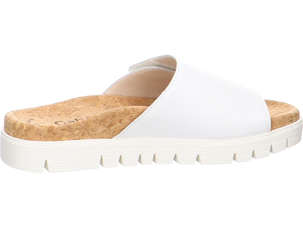 GABOR Sportliche Sandalen weiss Gabor Fashion Pantolette 23.741.21 Weiß