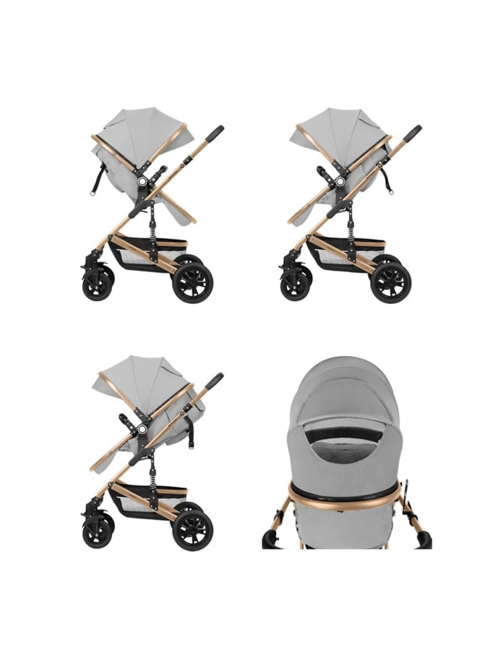 Kikkaboo Kinderwagen 3 in 1 Amaia in grau günstig kaufen onesize
