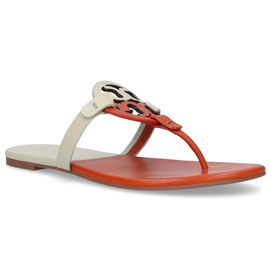 Tory Burch - Zehentrenner MILLER Ziegenleder - beige