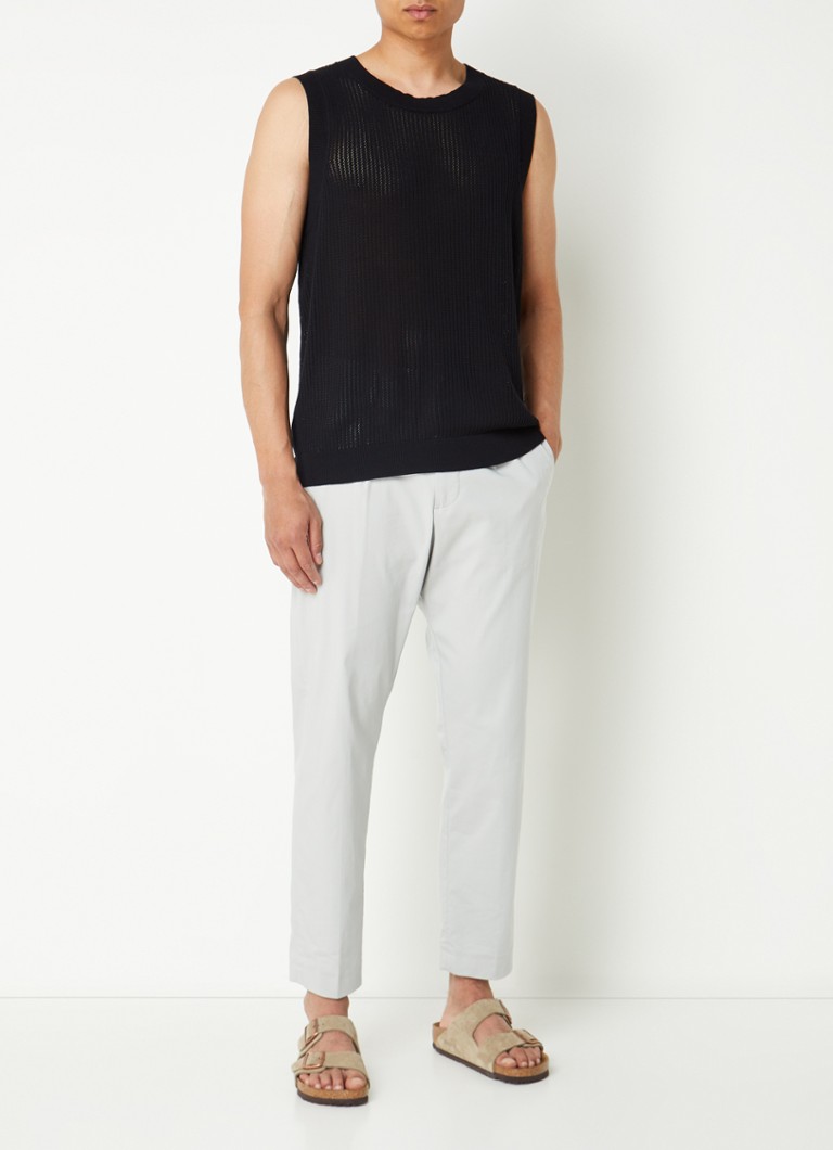 NN.07 Huxley chunky knitted tank top made of organic cotton