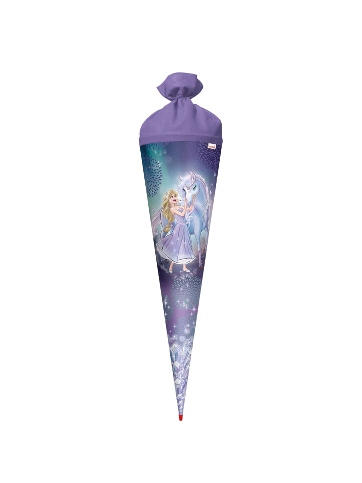 ROTH Schultüte groß Königin im Eis 70 cm, Glitter in Blau günstig kaufen onesize