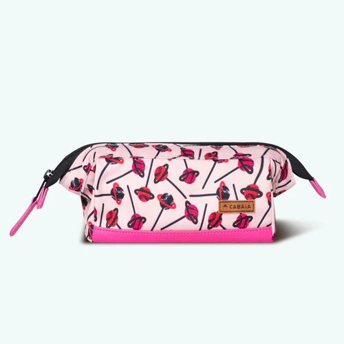Pink school pencil case Rue des Forges