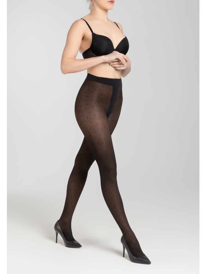 camano Thermostrumpfhose 2in1 dot 1er Pack comfort in Schwarz günstig kaufen