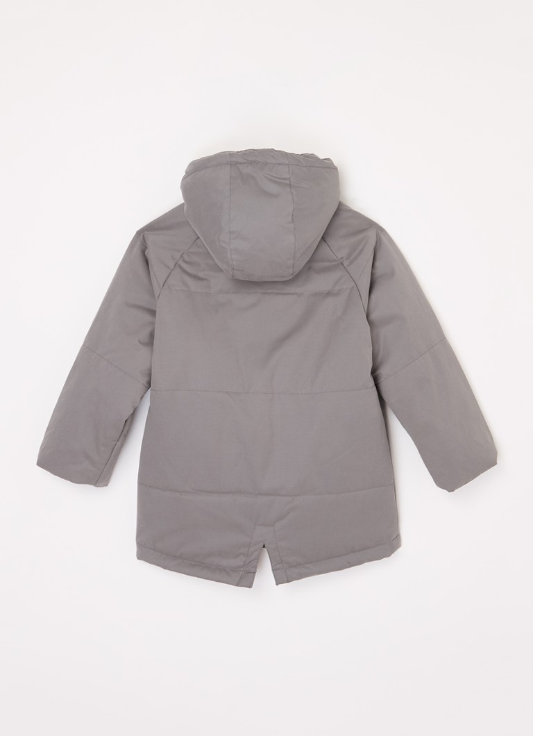 Lil' Atelier NMMGodo parka z pikowaniem i odpinanym kapturem