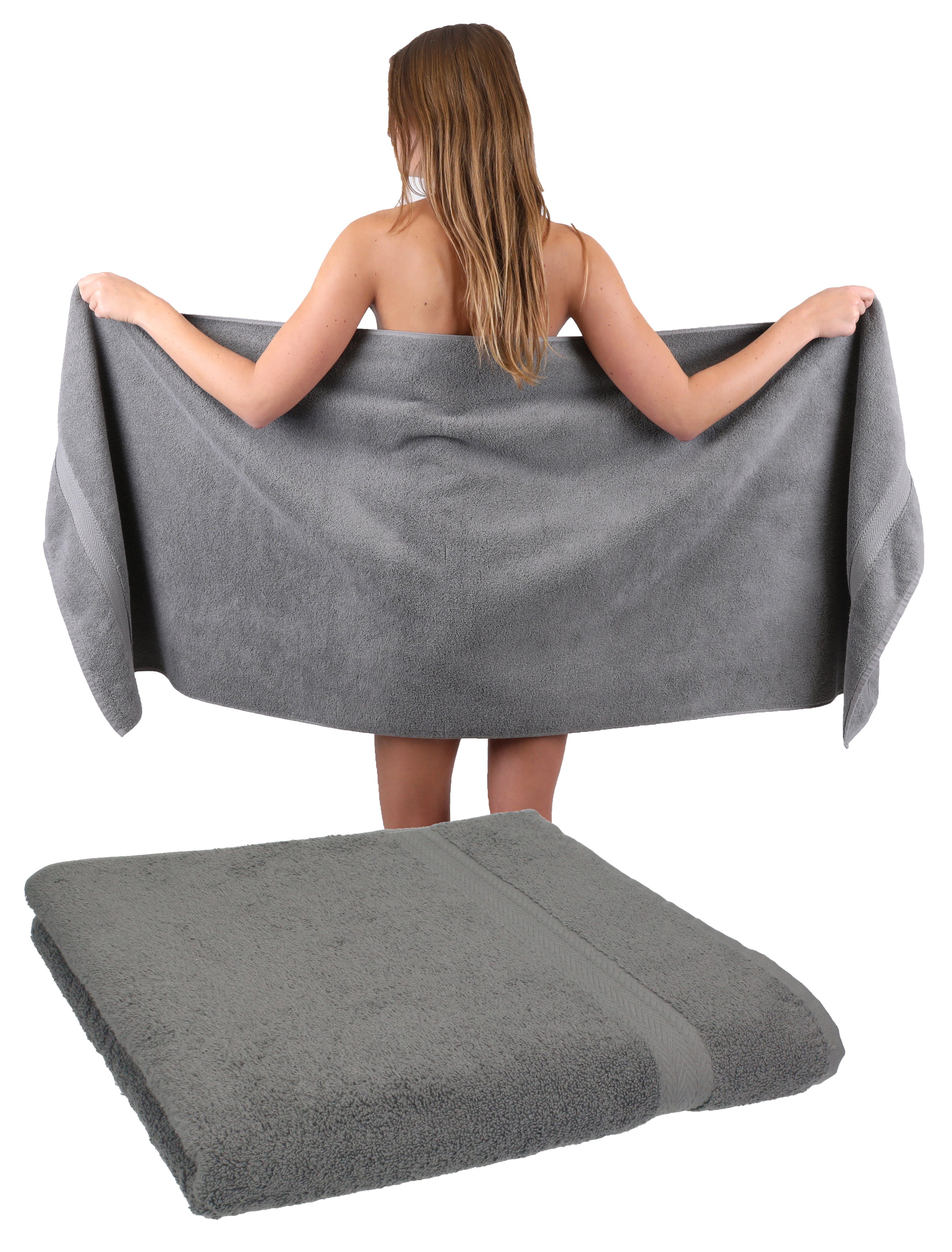 Betz Saunatuch 2-teiliges Saunahandtuch-Set PREMIUM 70 x 200cm, 100% Baumwolle (2-St)