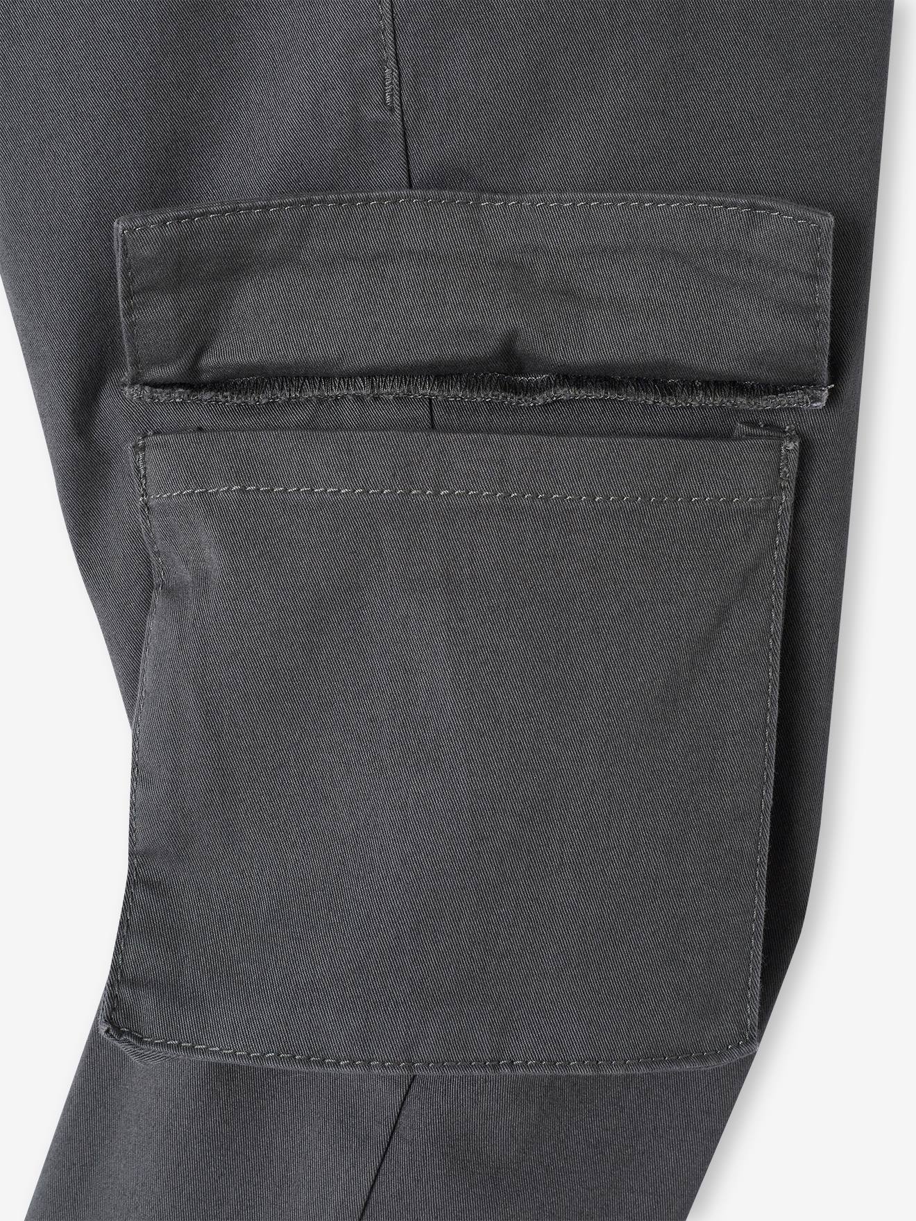 Pantalon cargo MorphologiK garçon Tour de Hanches MEDIUM facile à enfiler bronze
