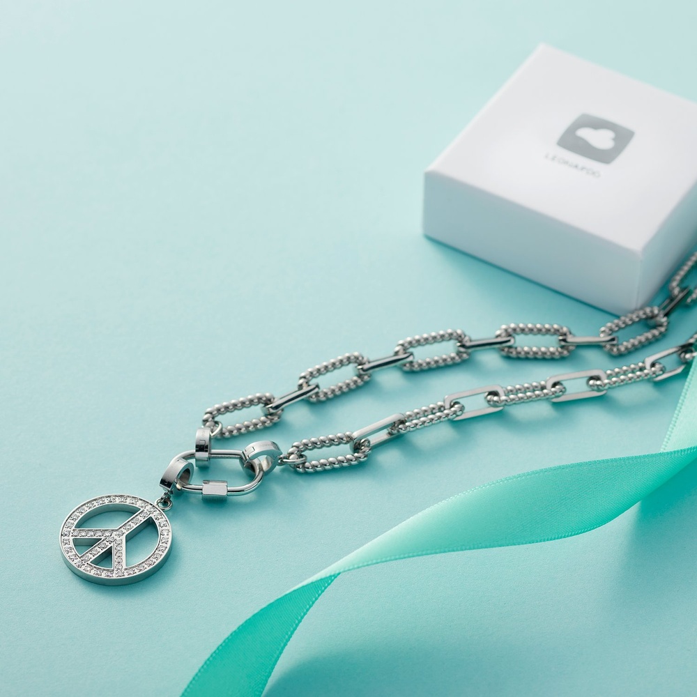 Leonardo Chaînette Acier inoxydable collier