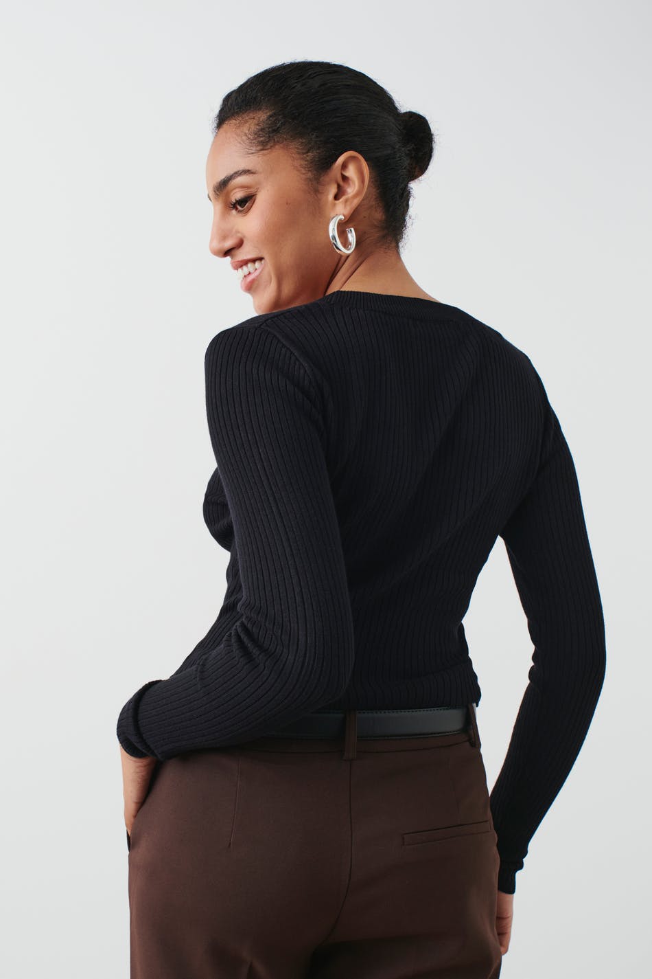 Long sleeve knitted top