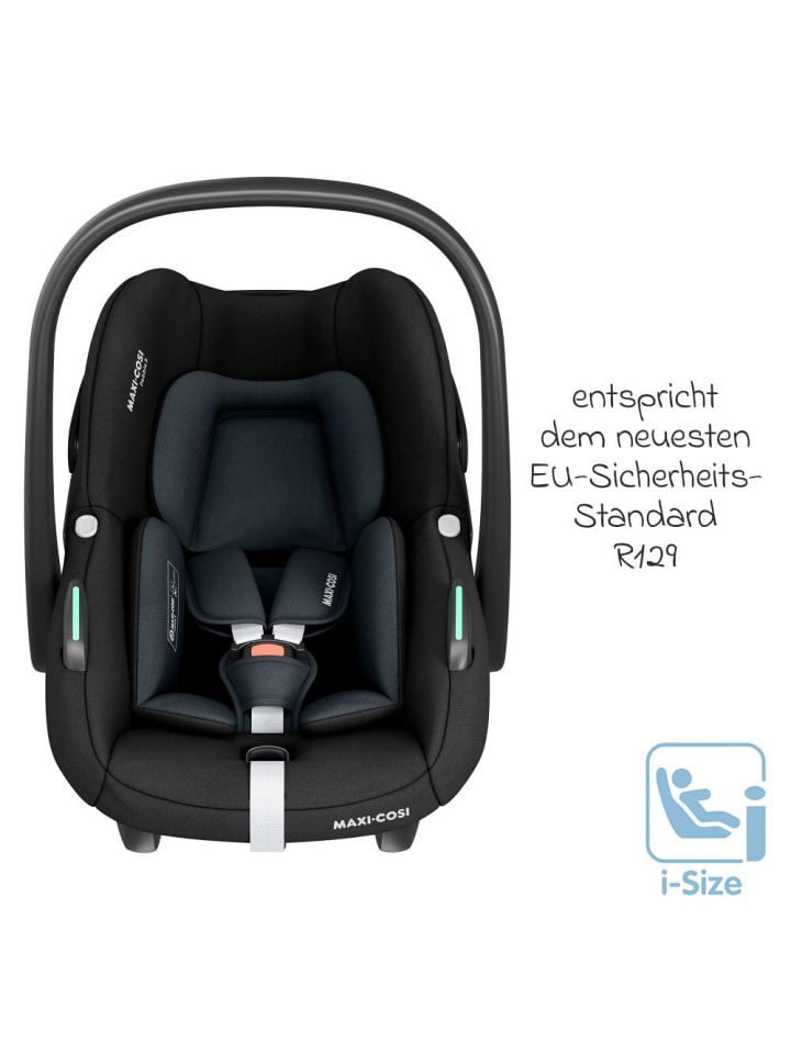 Maxi-Cosi Babyschale Pebble S i-Size ab Geburt - 15 Monate (40 in schwarz günstig kaufen onesize