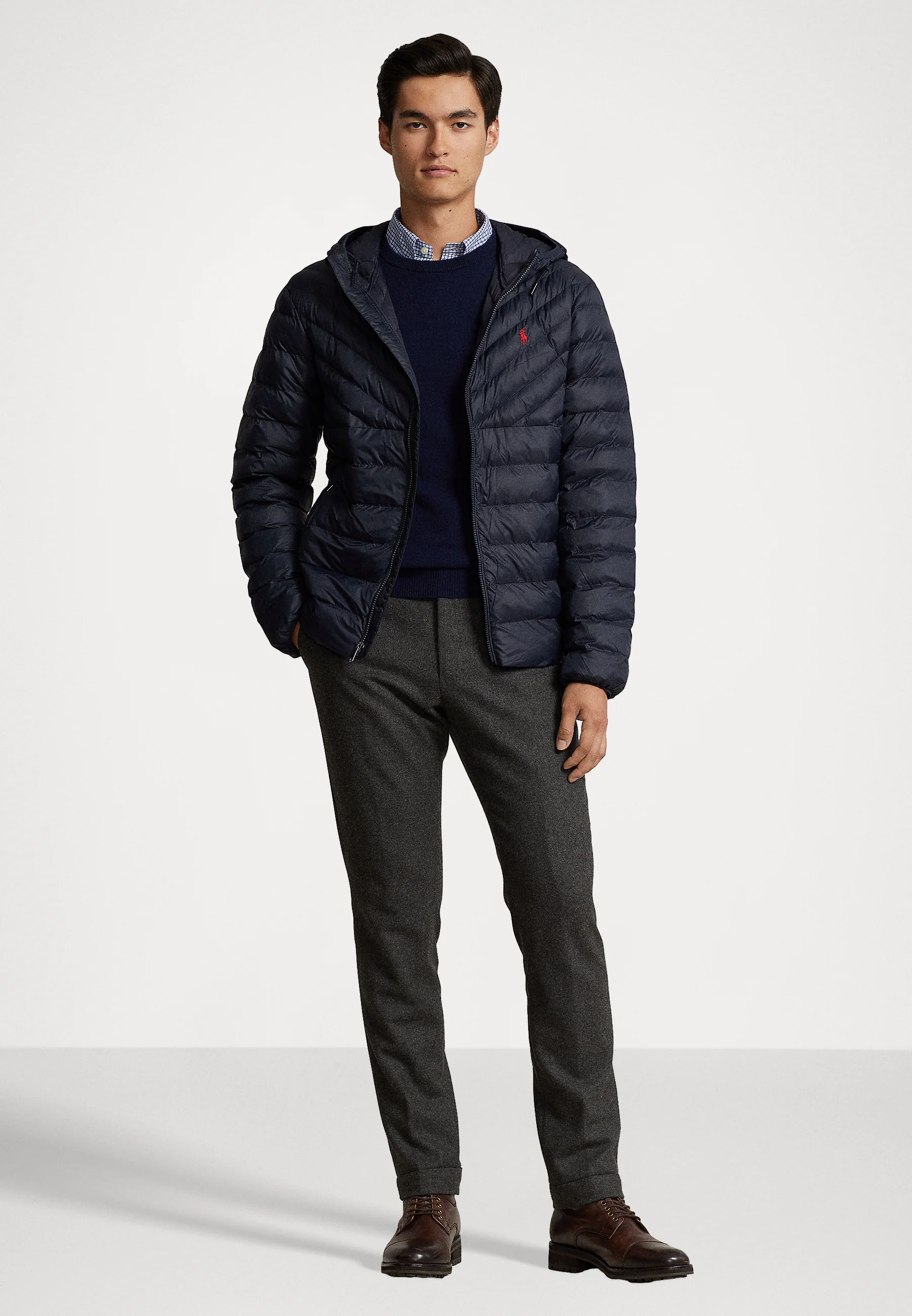 Polo Ralph Lauren TERRA CHEVRON INSULATED - Chaqueta de entretiempo