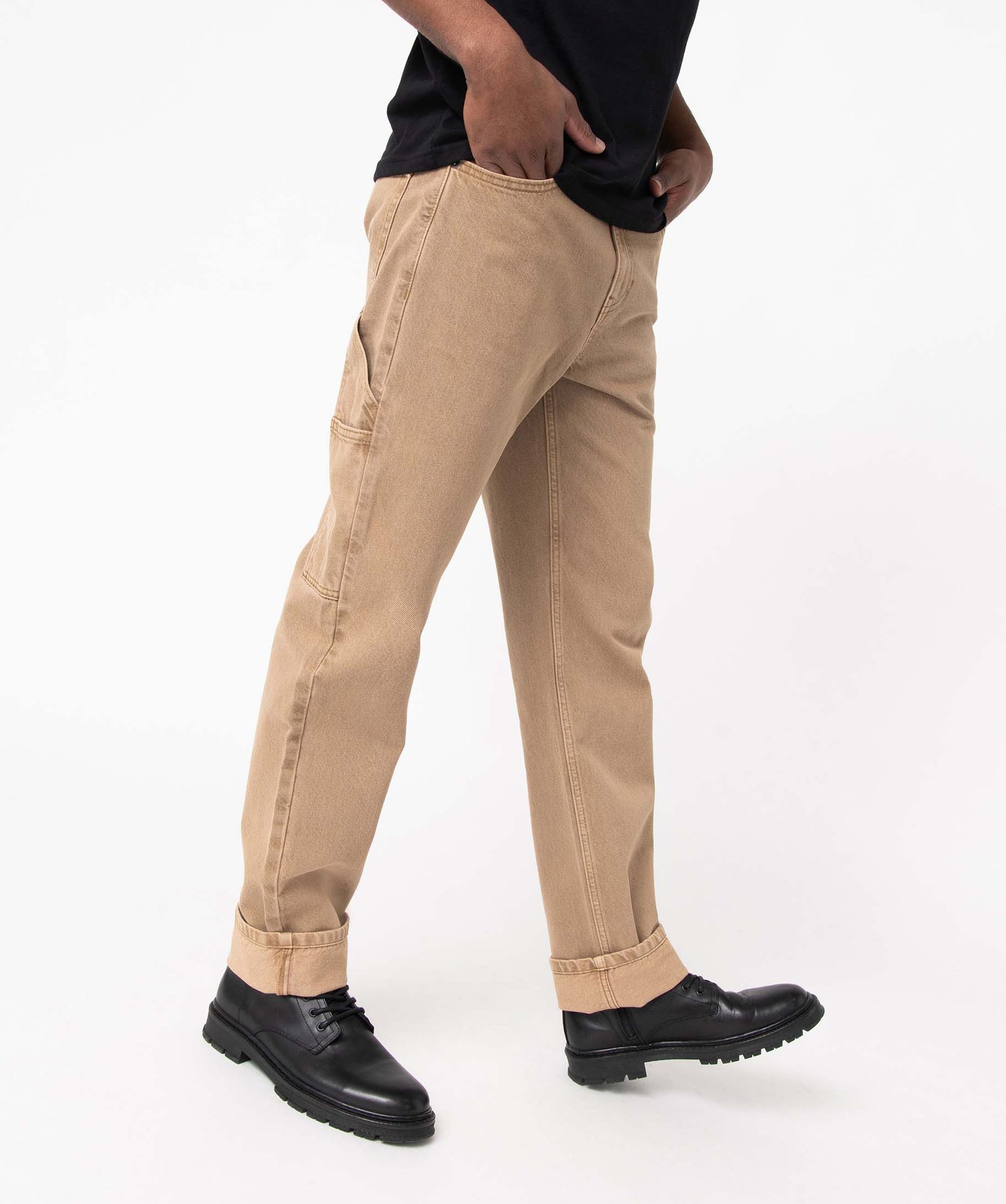 Jean Regular coloré teinture spéciale homme beige fonce | GEMO