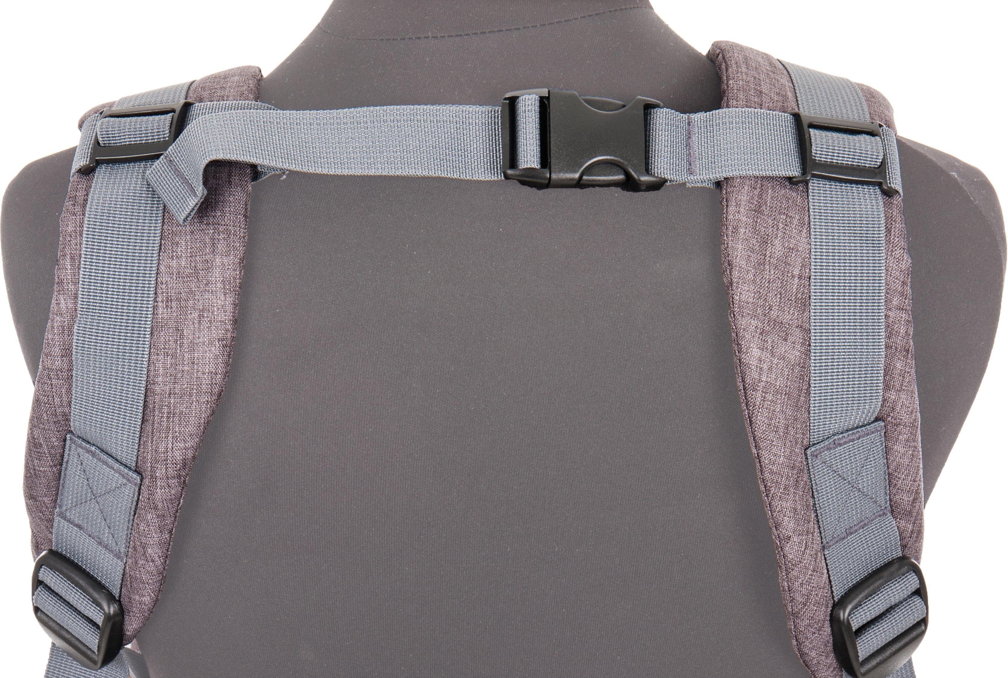 Fillikid Bauchtrage WALK grau/melange