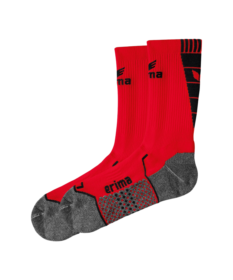 Erima Short Socks Trainingssocken Rot Schwarz