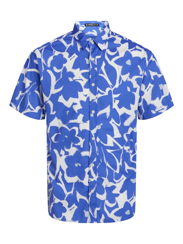JACK & JONES Junior Hemd 'Joshua' in blau günstig kaufen