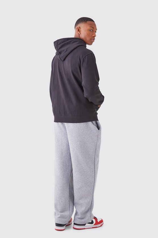 Hoodie mit Reißverschluss und M-Print