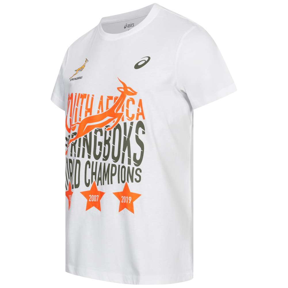 Südafrika Springboks ASICS Rugby World Champions Herren T-Shirt 2111B028-101