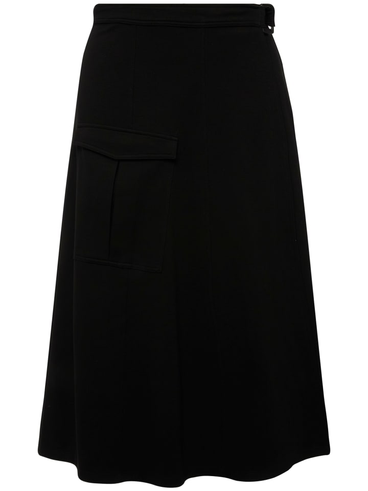 Ulla Popken Midirock in schwarz günstig kaufen