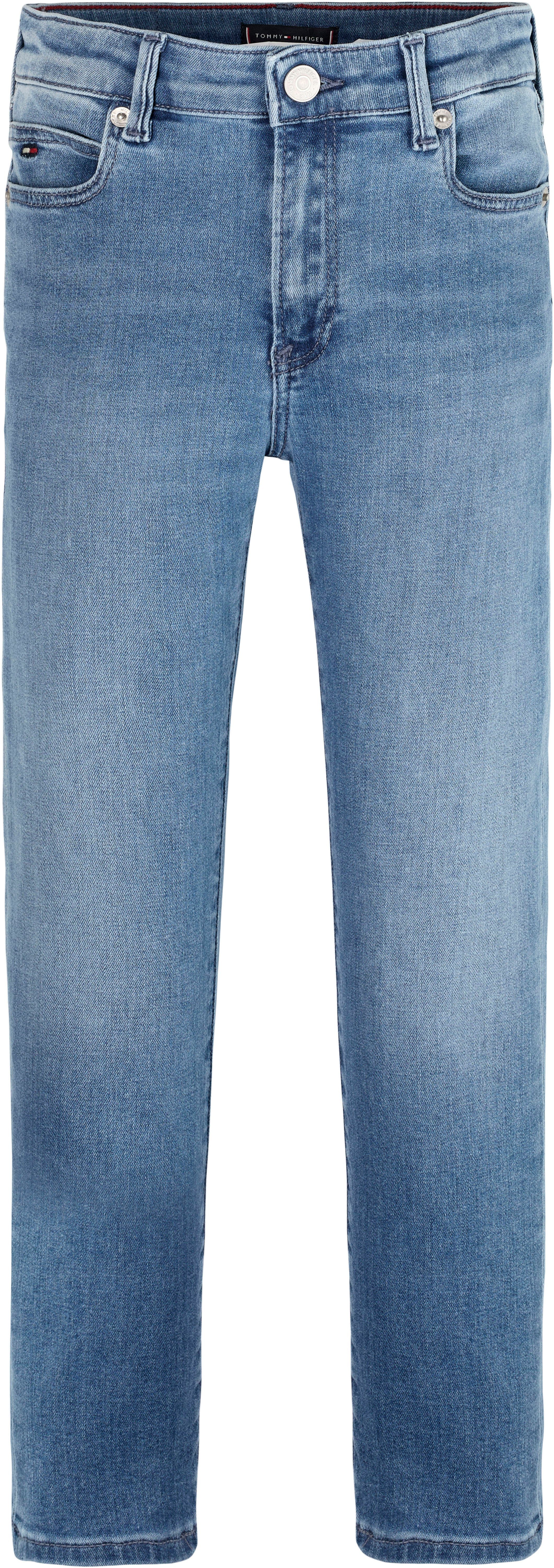 Tommy Hilfiger Straight-Jeans MODERN STRAIGHT mit Logostickereien