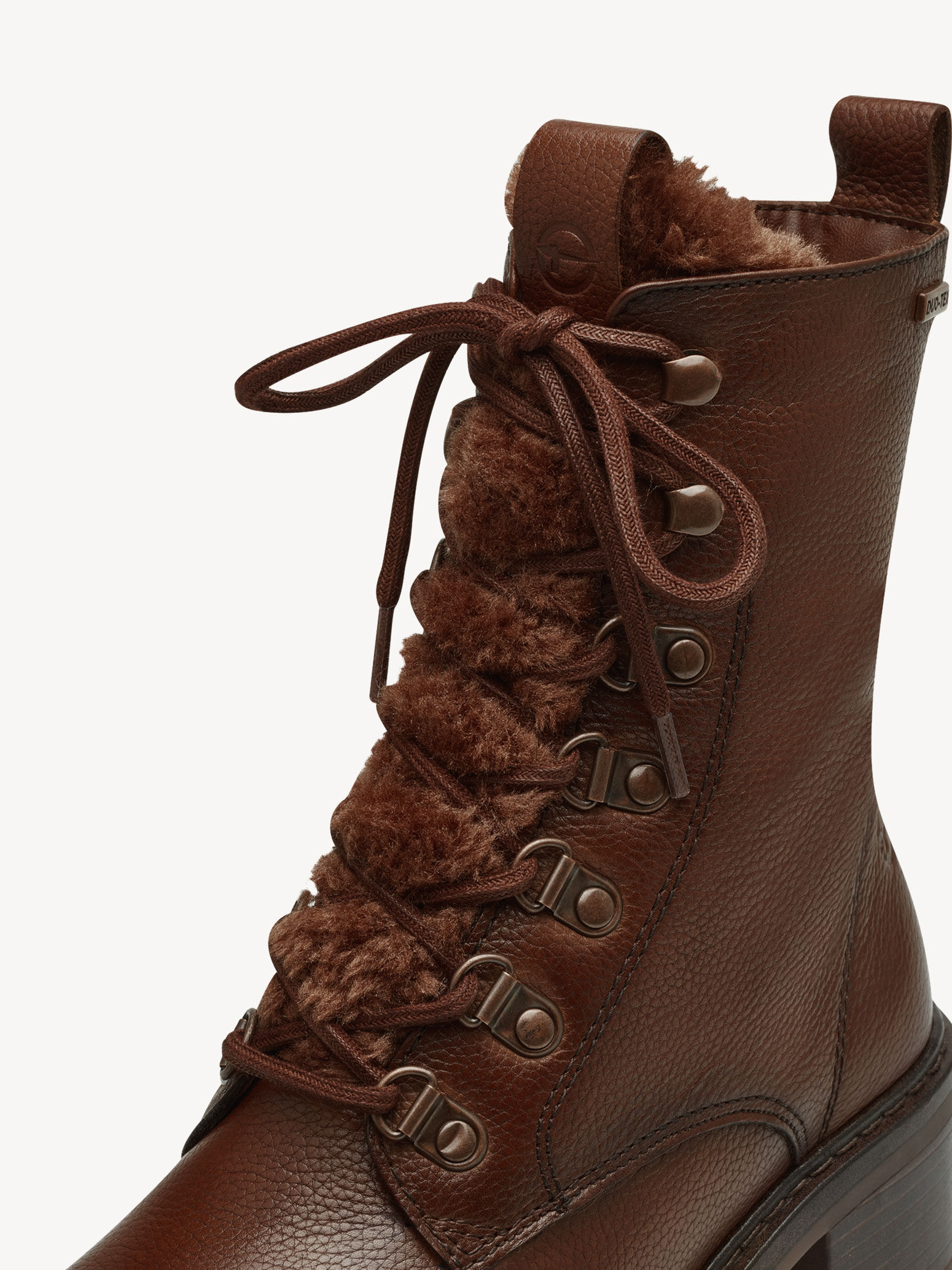 Bottine en cuir - marron doublure chaude