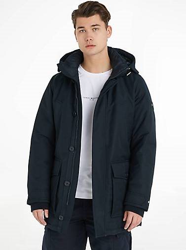 TOMMY HILFIGER Herren Daunenjacke mit Kapuze ROCKIE NON FUR DOWN PARKA