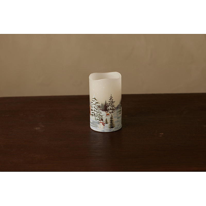 Vie Selected Kubbelys 12,5 cm ø 7,5 cm LED voks print timer