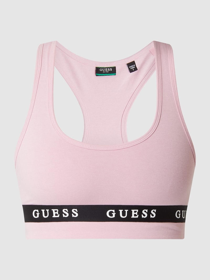 Bustier aus Bio-Baumwollmischung in rosa