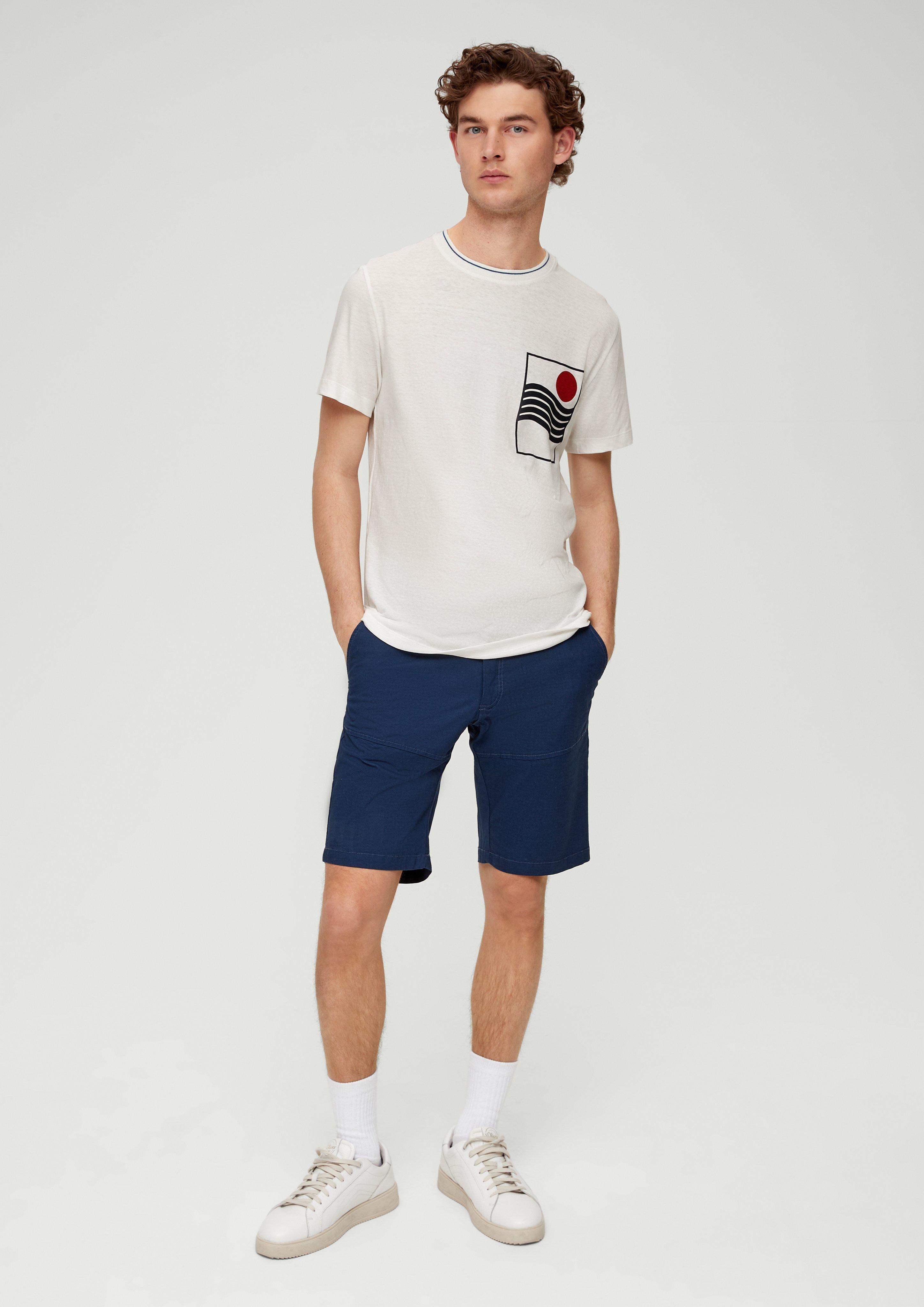 T-Shirt aus Leinenmix  2131576-01D1