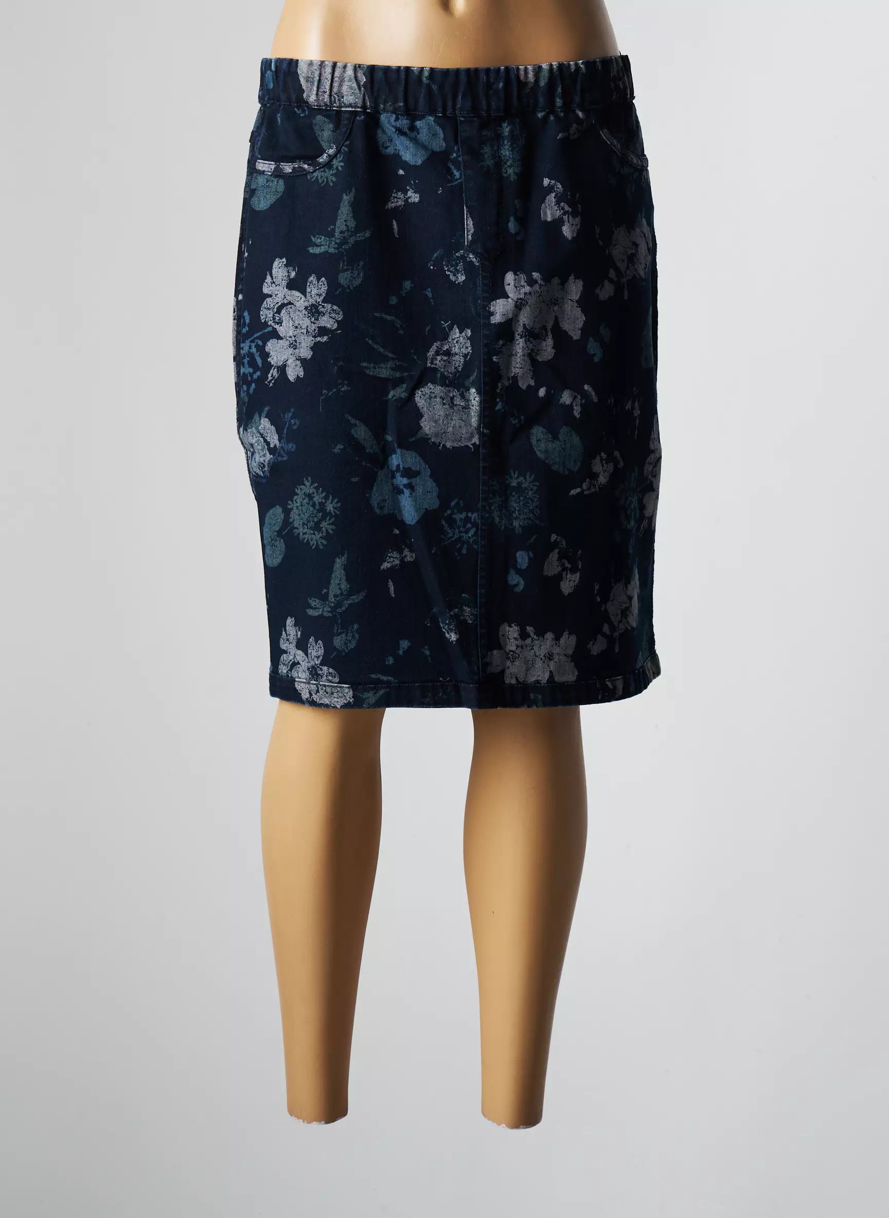 Concept K Jupes Mi Longues Femme couleur bleu