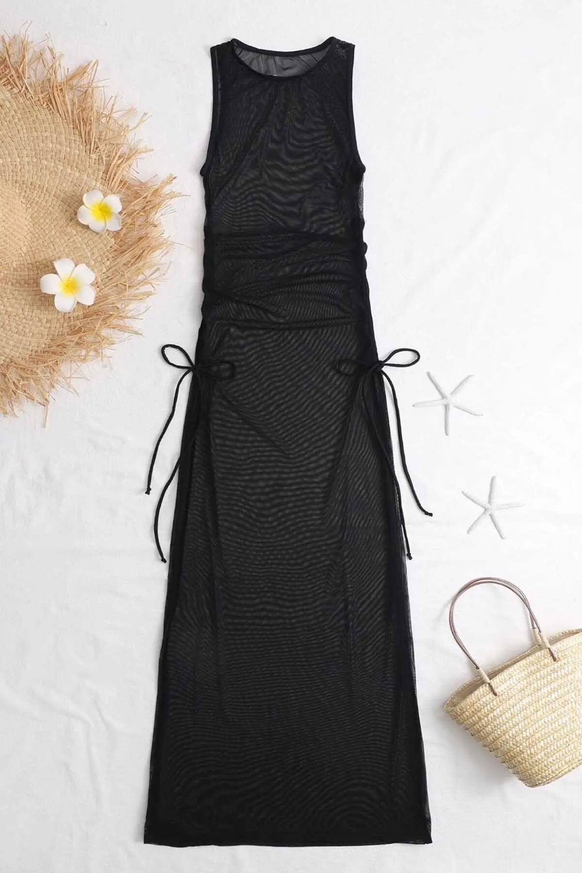Angelsin  Tüll-Pareo-Strandkleid